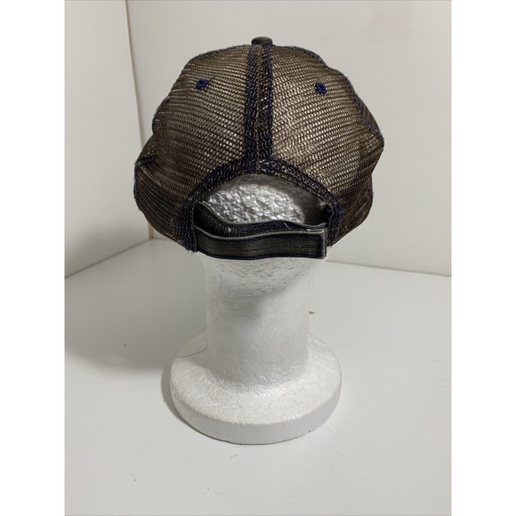 Tennessee Tristar Distressed Trucker Adjustable Strap Back Baseball Hat Cap - Picture 5 of 12